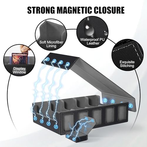 Kabinka 5 Row 3900+ Trading Card Storage Box with Commander Display - Image 4
