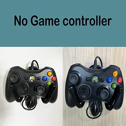 Pmsanzay 3 Pack Universal Self-Adhesive Game Controller Wall Mount Storage Organizer Stand Holder Hanger for Xbox One PS4 Switch Pro Controller,Headphone,Cables,etc - No Drilling, Stick on - Image 6