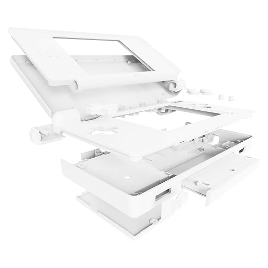 eXtremeRate White Replacement Full Housing Shell for Nintendo DS Lite, Custom Handheld Console Case Cover with Buttons, Screen Lens for Nintendo DS Lite NDSL - Console NOT Included - Image 3
