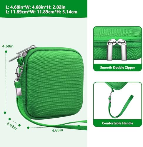 Supmay Carrying Case for Anbernic RG Rotate, RG34XXSP, RG35XXSP, Green - Image 3