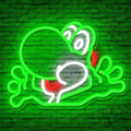 Animal Neon Sign for Wall Decor Dimmable Anime Neon Sign Green Led Anime Neon Lights Neon Signs Anime Gamer Neon Sign for Game Room Living Room for Gifts by Cheunyar