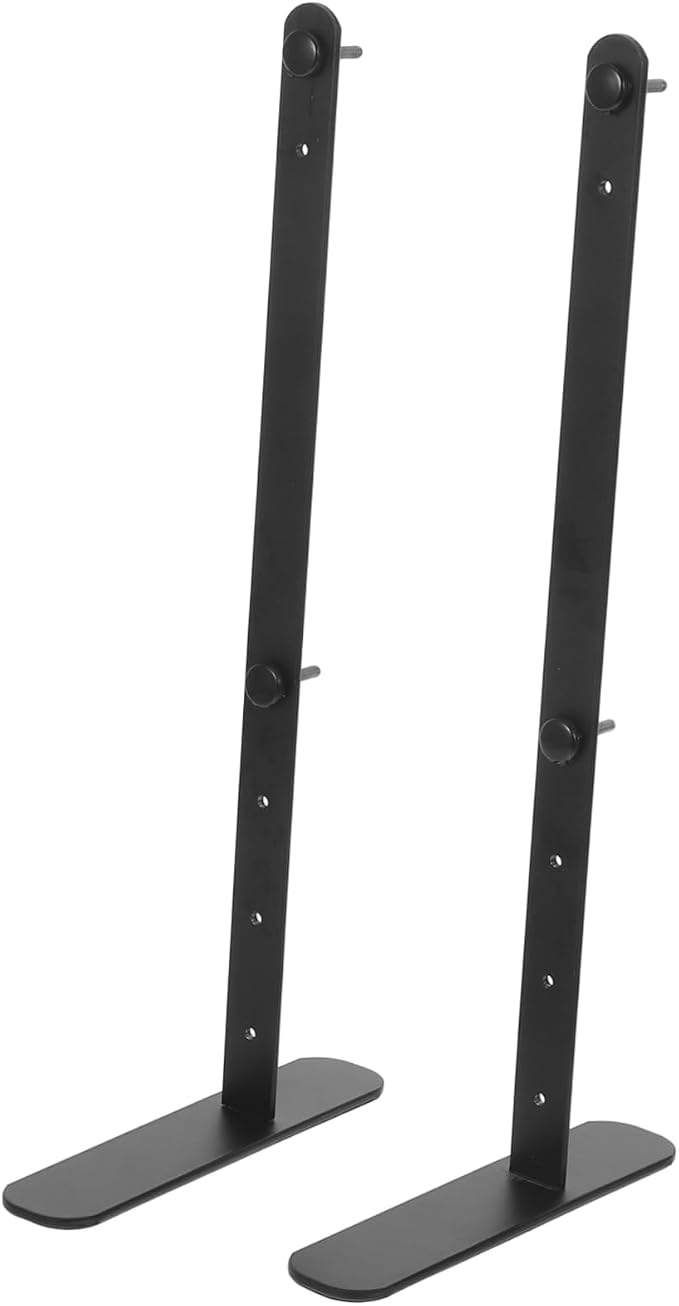 TEHAUX 2pcs Height Pegboard Desk Stand Pegboard Panel Organizer for Office and Gaming Sturdy and Versatile Display Rack for Accessories and Workspace by TEHAUX