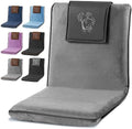 Adjustable Japanese Floor Chair for Adults - Meditation Chair with Back Support for Seating, Yoga & Gaming | Foldable Backjack Floor Chair with 6 Recline Positions, Thick Padding & Vegan by MonkLlama