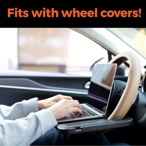 ENRICH UP 2-in-1 Steering Wheel Tray Table & Car Desk - Mint Ring - Image 5