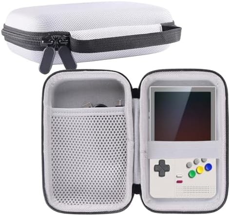 Hard Carrying Case Compatible with Retroid Pocket Classic/Retroid Pocket Flip 2/ Flip Retro Game Handheld Console (Grey) by WERJIA