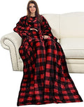 Catalonia Wearable Blanket with Sleeves for Women & Men, Fleece Wrap Throw by Catalonia