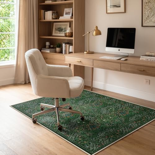 Anidaroel Home Office Chair Mat for Hardwood Floor, 48"x60" Desk Floor Mat for Hard Floors, Under Desk Rug for Rolling Chair, Antil-Sip Large Protector Mat for Office Chair, Easy to Roll by Anidaroel
