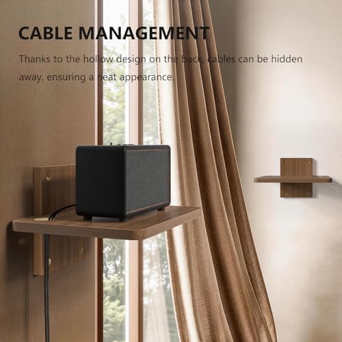 WALI 1 Tier Floating TV Wall Shelf for Projector, DVD Player - Image 4