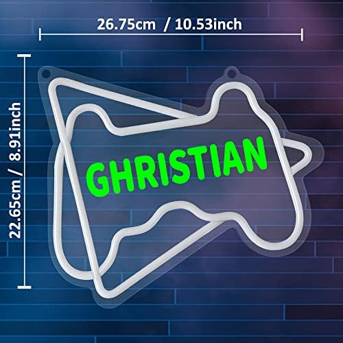 YuanDian Customized Gamer Neon Sign, Game Controller LED Neon Lights for Game Room Wall Decor, Gift Ideas for Boys Gamers Nephew Men Teen Son Grandson - Image 7