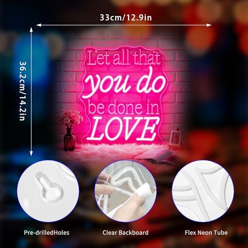 Neon Sign, Positive Neon Signs for Wall Decor LED Signs Neon Light - Image 3