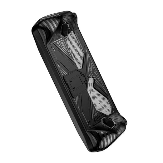 Protective Case with Stand for ROG Ally Game Console, Shockproof Cover with Bracket, Sweatproof Cover Protector for Asus ROG Ally Handhelds (White) - Image 5