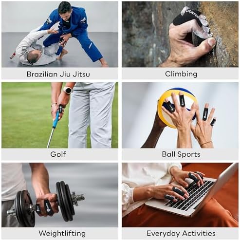LIONTEK Single Flow Finger Sleeve V3 Pair — Joint Support & Compression for Activity, BJJ, Fitness, Volleyball, Basketball, and More (Small) - Image 3