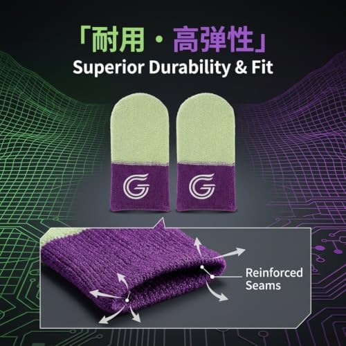 10-Pack Gaming Finger Sleeves, Compatible with All Touchscreen Devices - Image 5