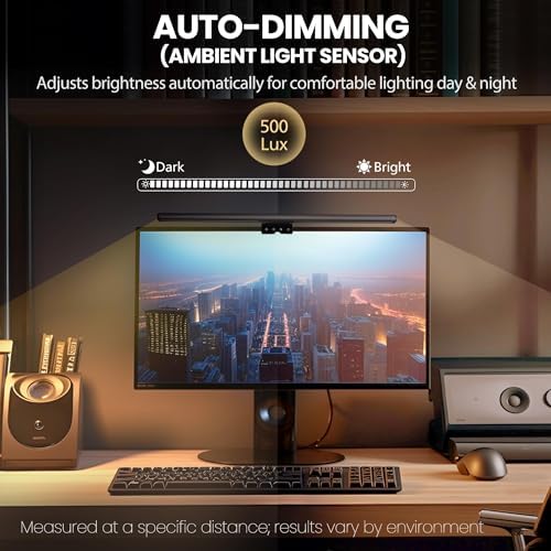 Monitor Light Bar 19.7", No-Glare Asymmetric Desk Screen Lamp - Image 5