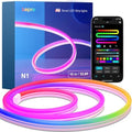 Lepro N1 AI Smart RGB Rope Lights for Christmas, Personalized AI Lighting Designer, LightBeats Music Sync, Color Segment DIY, Voice Control Via App, 32.8ft Wi-Fi & Bluetooth LED Strip Lights by Lepro
