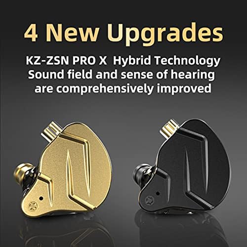 KZ ZSN Pro X in Ear Monitor Earphone 1BA 1DD Wired Earphone HiFi Sport Gaming Earbuds Headphones Compatibility for Phone Computer Tablet - Image 6