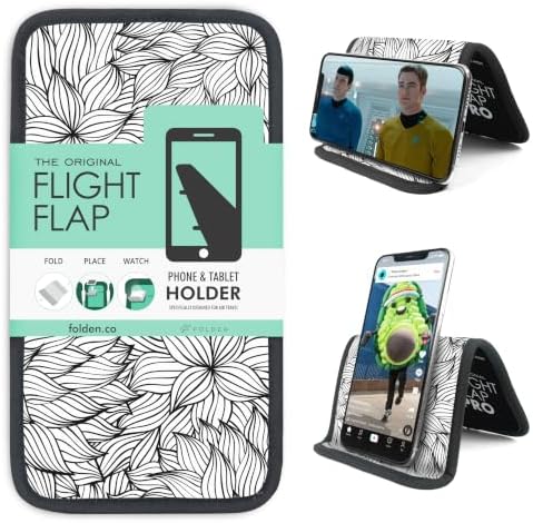 Flight Flap Airplane Phone Holder - Foldable Phone Stand for Plane Travel by FlightFlapbyFolden