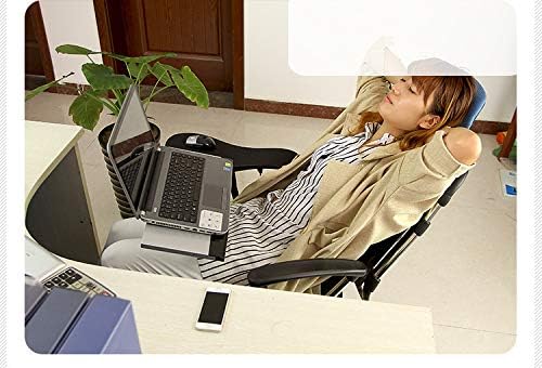 Computer Keyboard Stand Laptop Mouse Mount for Workstation Video Gaming, Installed to Chair or Any Round Bar with Maximum 1.96 inch Diagonal Thickness - Image 6