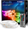 phopollo 100ft Led Strip Lights, 5050 Led Lights for Bedroom, Kitchen, Home Decoration by Phopollo
