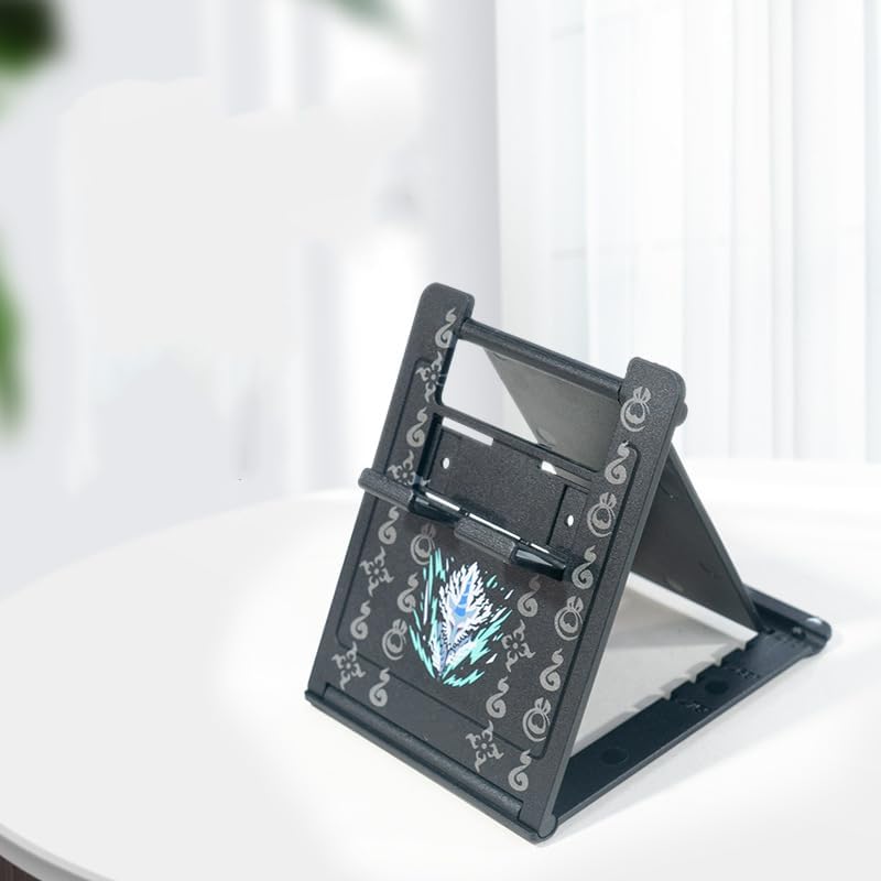 Yoidesu Game Console Stand Holder, Portable Bracket, with Mobile Phone Tablet Holder, Foldable Angle Adjustable Stand (Silver Dragon) - Image 3