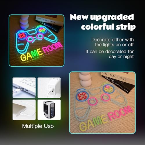 Game Room Neon Sign Arcade Gaming Neon Signs for Boys Room Decor - Image 6