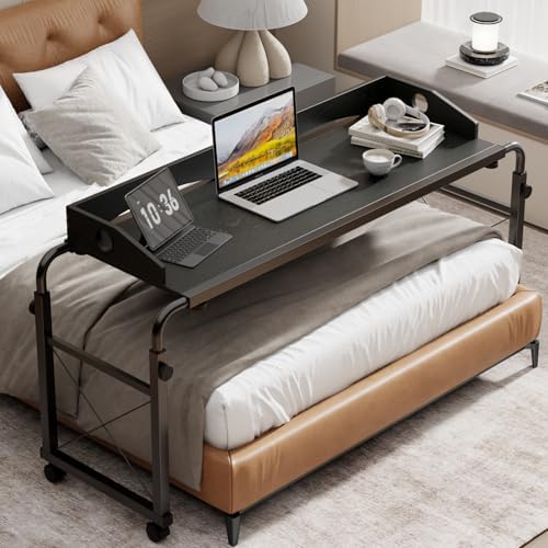 BYMECOST Laptop Desk for Bed, Adjustable Height & Length Laptop Bed Table by BYMECOST