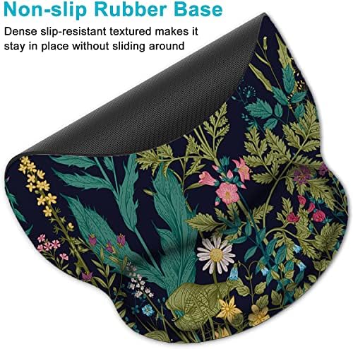 Lateefah Mouse Pad with Wrist Rest, 3-in-1 Gaming Mouse Pad, Keyboard Wrist Rest, Ergonomic Memory Foam Mousepad with Wrist Support for Computer Keyboard - Image 5