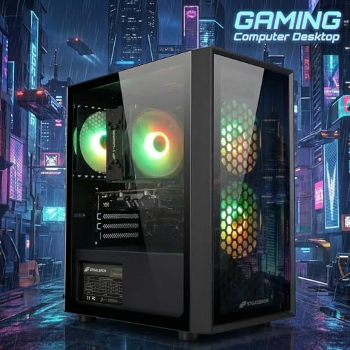 STGAubron Gaming PC Desktop,Intel i7 Xeon E5,RX 560 4G,16G RAM,512G SSD - Image 4