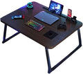 Lap Desk with Cup Holder, Folding Portable Laptop Desk, Adjustable Bed Table for Study, Gaming, Multipurpose Use for Couch, Sofa, Bed by Unknown