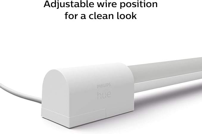 Philips Hue Large Smart Light Tube, White - White and Color Ambiance LED Color-Changing Light - 1 Pack - Sync with TV, Music, and Gaming - Requires Bridge and Sync Box - Control with App or Voice - Image 3
