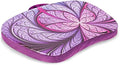 Lap Laptop Desk - Portable Lap Desk with Pillow Cushion, Fits up to 15.6 inch Laptop for Home Office Students Use as Computer Laptop Stand, Book Tablet(1-Purple Flower) by Jasenna