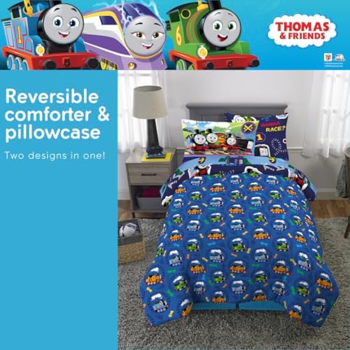Franco Thomas & Friends Kids Bedding Super Soft Comforter and Sheet Set with Sham, 5 Piece Twin Size, (Officially Licensed Product) - Image 5