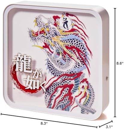 Numskull Official Yakuza Acrylic Logo Desk Lamp Wall Light for Bedroom, Office, Home, Study, Work - Image 6