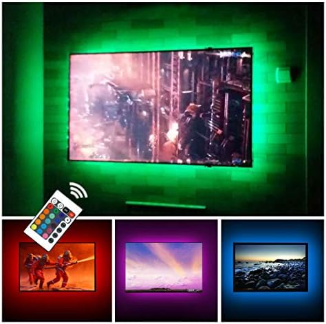 USB TV Backlight for 32 to 43 inch TV RGB LED Neon Accent Lights Strip by CPLID