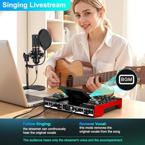 TENLAMP G10 Creator Podcast Equipment Bundle with Microphone - Image 6