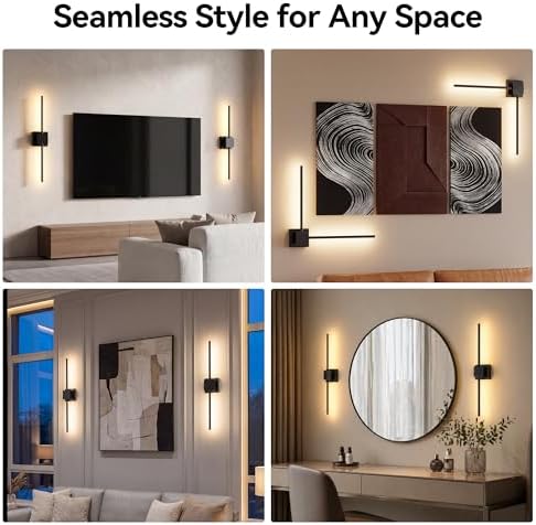 Torchlet Battery Operated Wall Sconces Set of 2, Rechargeable Wall Lights - Image 2