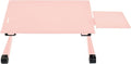 Uncaged Ergonomics Adjustable Laptop Stand for Desk, Cooling Riser (Pink) by UncagedErgonomics