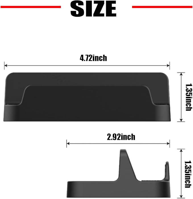 Stand Base for Valve Steam Deck Console Dock Accessories Handheld Game Gaming PC Holder Gamepad Mount Bracket - Black - Image 6