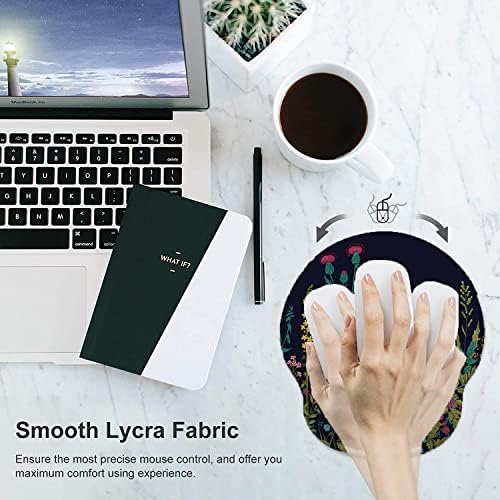 Lateefah Mouse Pad with Wrist Rest, 3-in-1 Gaming Mouse Pad, Keyboard Wrist Rest, Ergonomic Memory Foam Mousepad with Wrist Support for Computer Keyboard - Image 4
