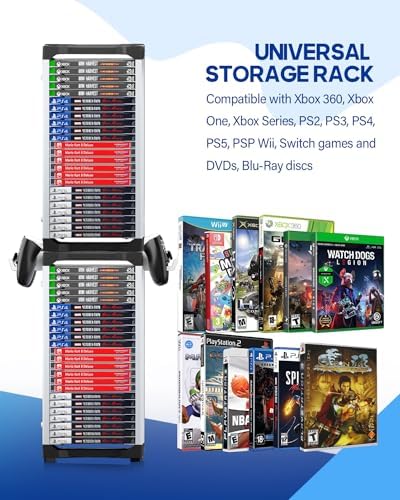 Nargos Video Game Storage Stand Tower - Image 3
