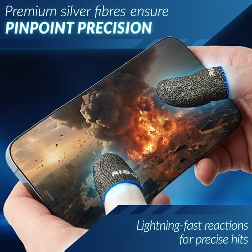 10 Pieces Gaming Finger Sleeves - Perfect Touchscreen Glide - Image 6