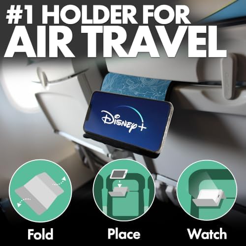Flight Flap Airplane Phone Holder - Foldable Phone Stand for Plane Travel - Image 2