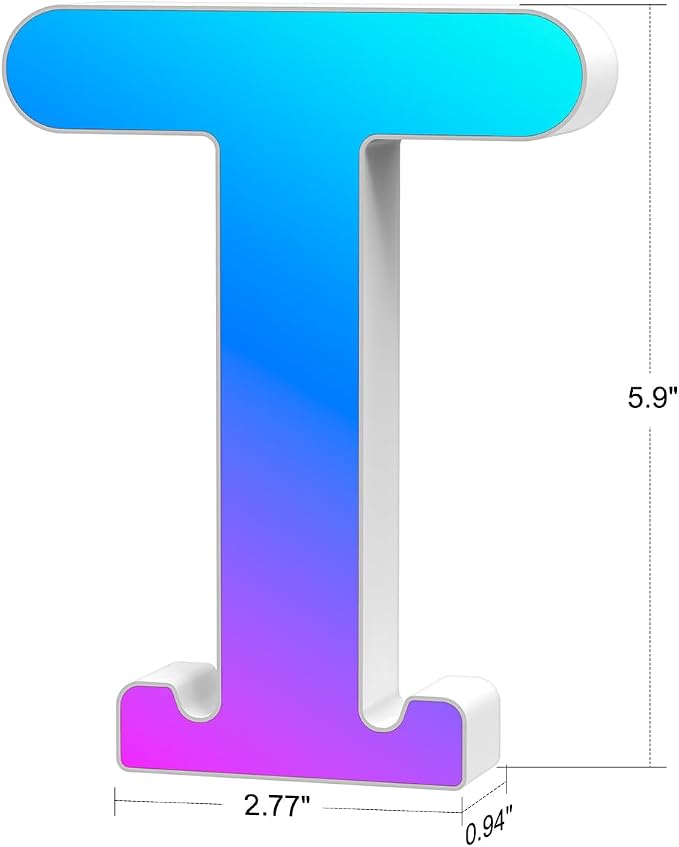 Light Up Letters Marquee Letter LED Lights Music Sync RGB Color Changing - Image 4