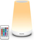 Auxmir Rechargeable Night Light, 13-Color Remote Control Lamp, White by Auxmir