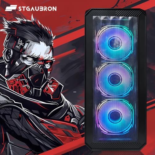 STGAubron Gaming PC Desktop,Core i5-13400F,RTX 3050 6G,16G DDR4,512G SSD - Image 2