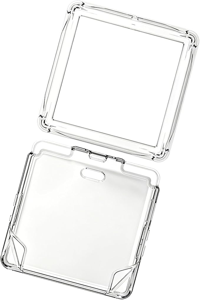 Clear TPU Cover Compatible for Anbernic RG Rotate Handheld Game Console, Shockproof Protective Case with Reinforced Corners, Anti Slip Fingerprint Resistant Gaming Shell by Unknown