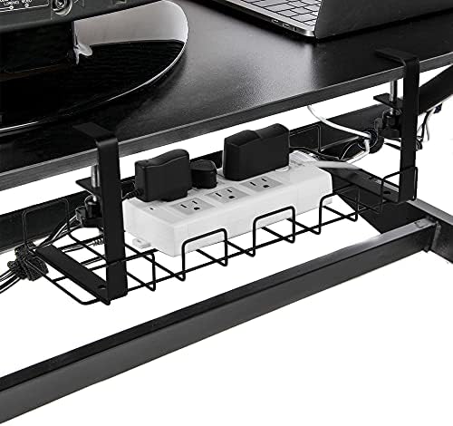 2 Pack Cable Management Under Desk Tray, 16", Black - Image 7