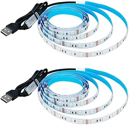 5V USB RGB LED Strip Light USB Powered 13.2ft/4M (2pcs x 6.6ft) 240LED - Image 4