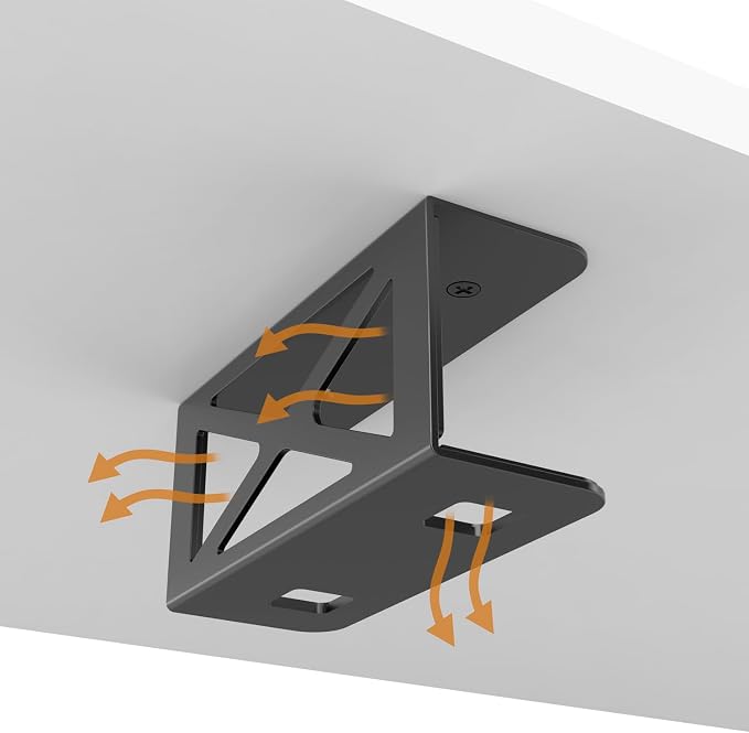 Under Desk Laptop/Mini PC Storage Mount,CPU Holder,Compatible with Dell OptiPlex,Mac Book,Mac mini and More. - Image 8