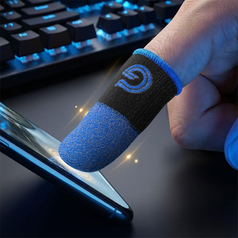 10-Pack Gaming Finger Sleeves, Compatible with All Touchscreen Devices - Image 4